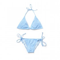 TOPOS CELESTE Bikini cortina